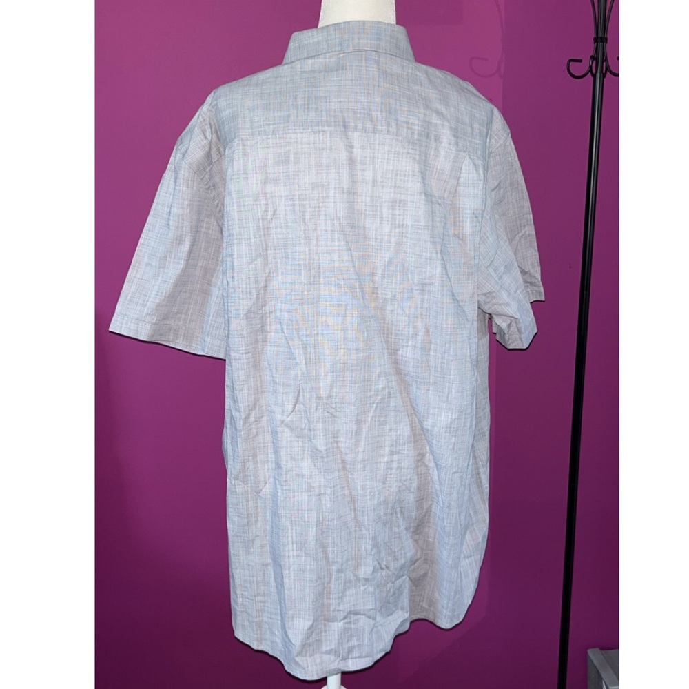 MENS Alfani Light Blue Casual Shirt - Picture 3 of 5